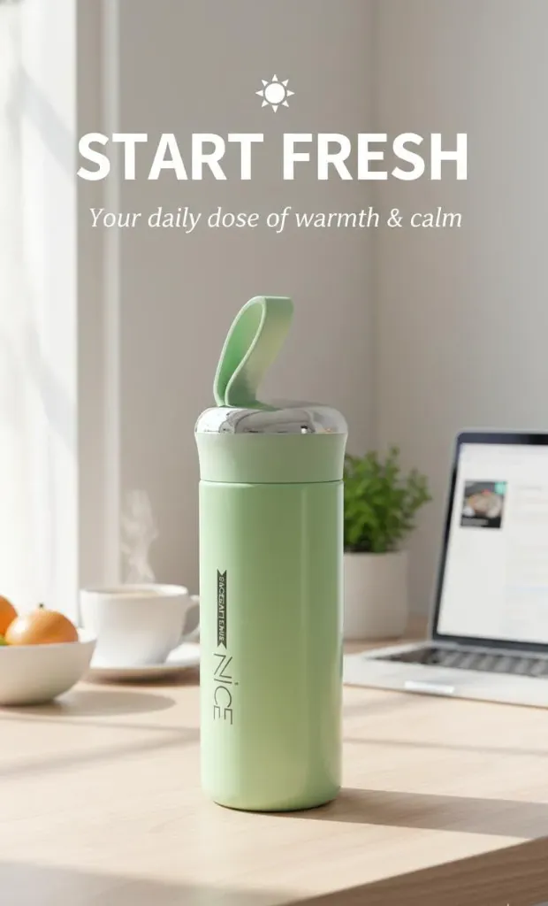 Minty Fresh: The Morning Ritual Thermos
