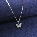 Mariposa Sparkle: The Dainty Butterfly Necklace
