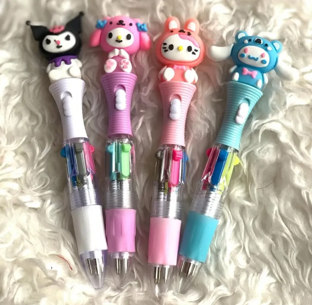 Cute Cartoon Buddy Multi-Color Pen
