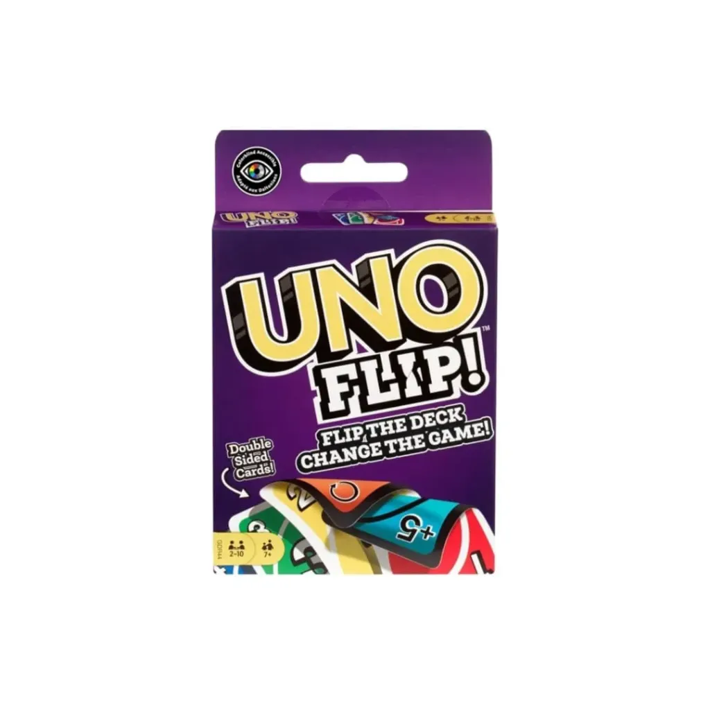 UNO Flip! Card Game – Double-Sided Action Deck